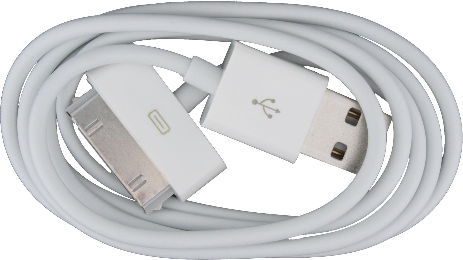 Xccess Data Cable Apple Iphone 3G(S)/4(S)/Ipad 2/3/4 White Bulk