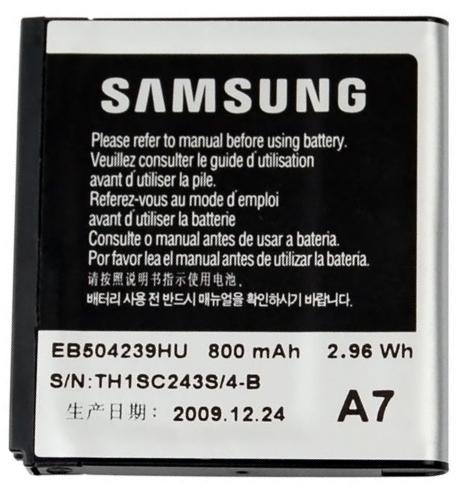 Samsung Eb504239Hu Samsung Accu Li-Ion 800 Mah