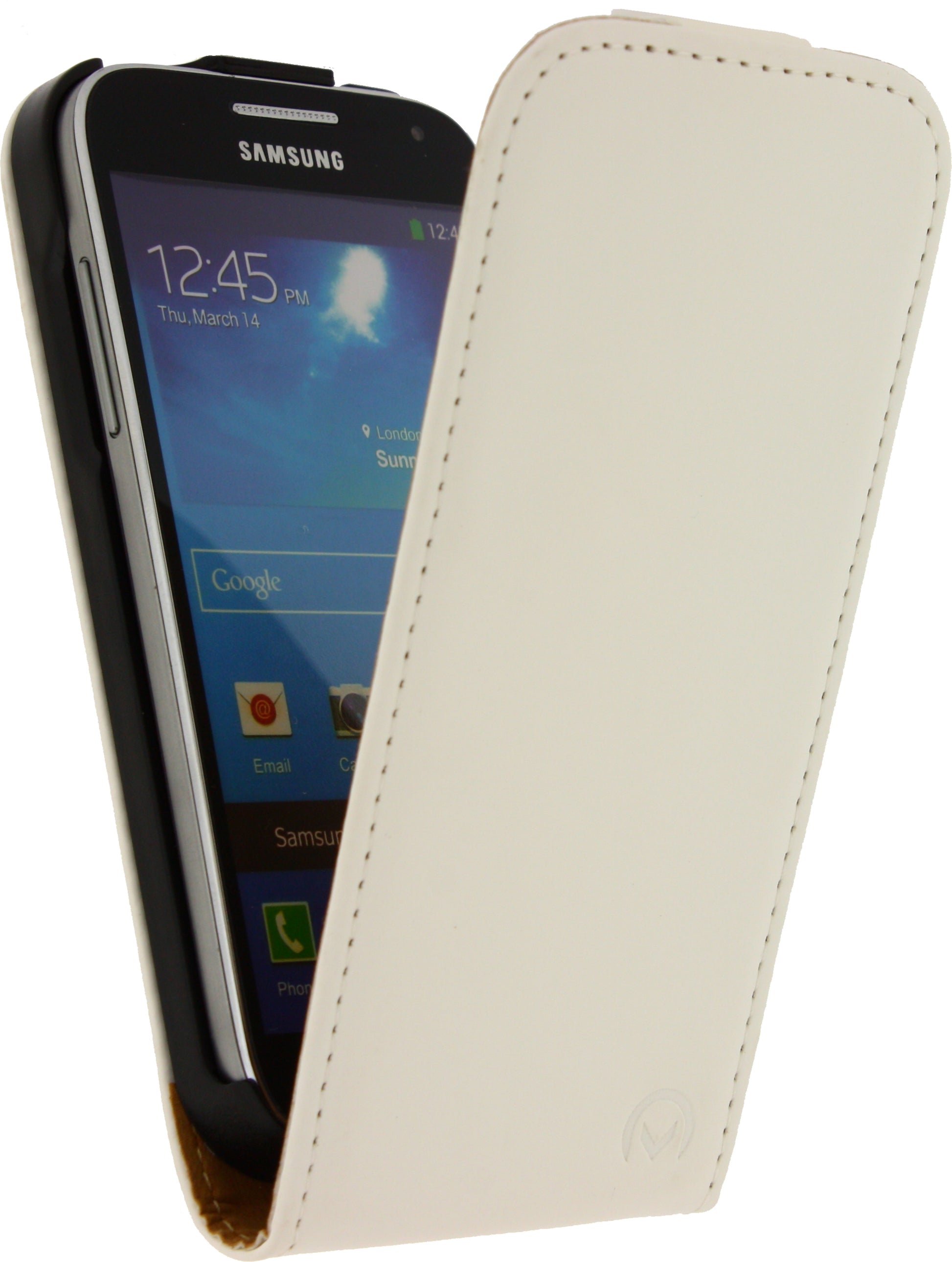 Mobilize Ultra Slim Flip Case Samsung Galaxy S4 Mini I9195 White