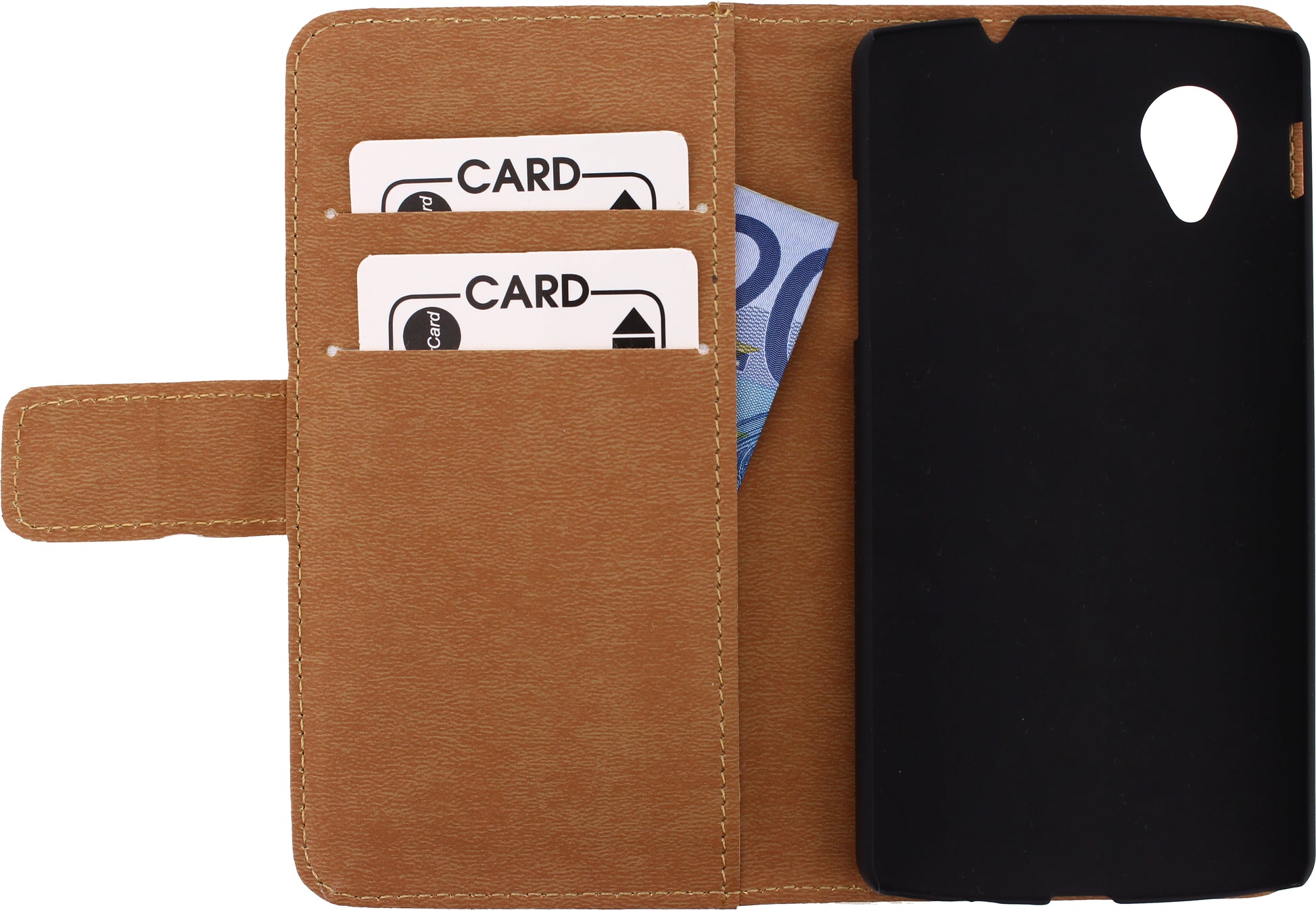 Mobilize Slim Wallet Book Case Lg Google Nexus 5 White