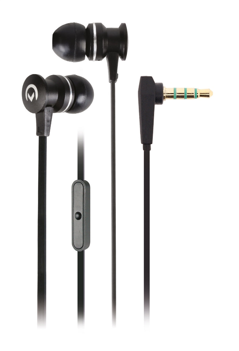 Mobilize In-Ear Stereo Headset With Remote 3.5Mm Black