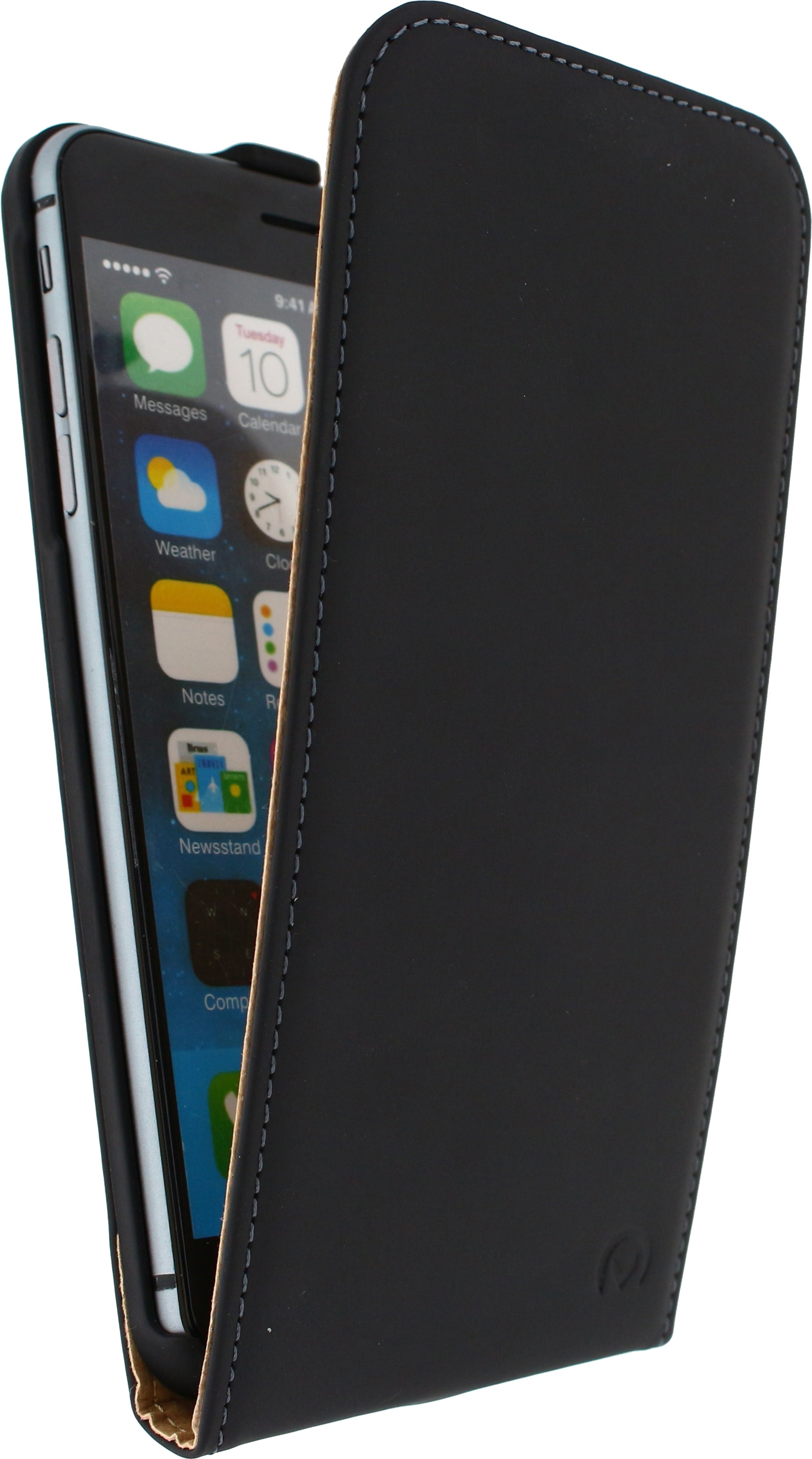 Mobilize Ultra Slim Flip Case Apple Iphone 6 Plus/6S Plus Black
