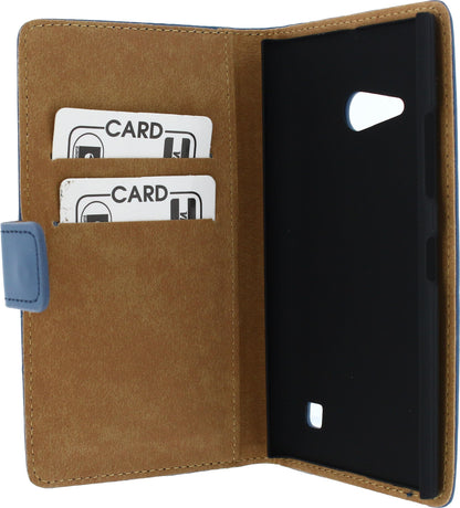 Mobilize Slim Wallet Book Case Nokia Lumia 735 Dark Blue