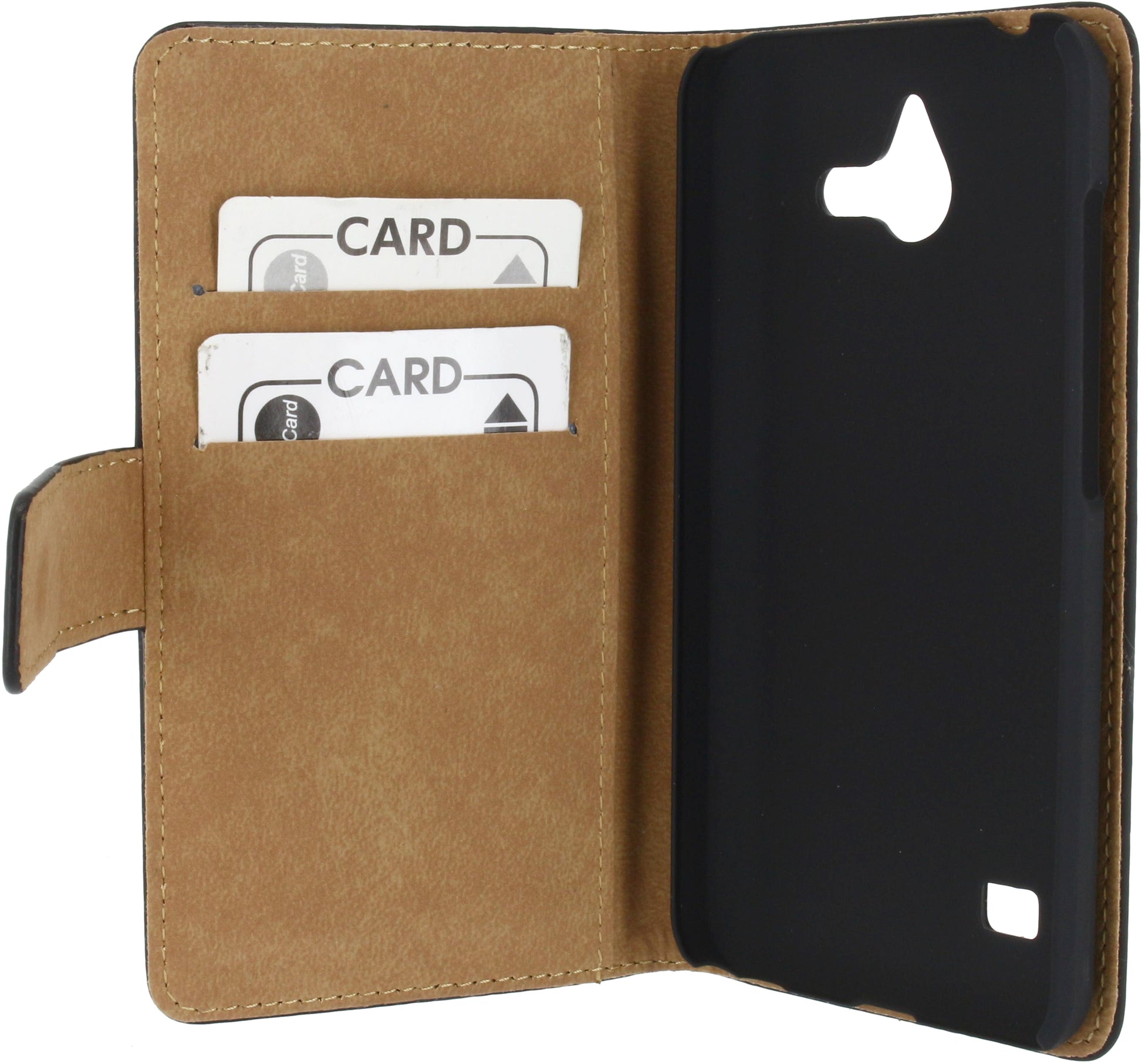 Mobilize Slim Wallet Book Case Huawei Ascend Y550 Black