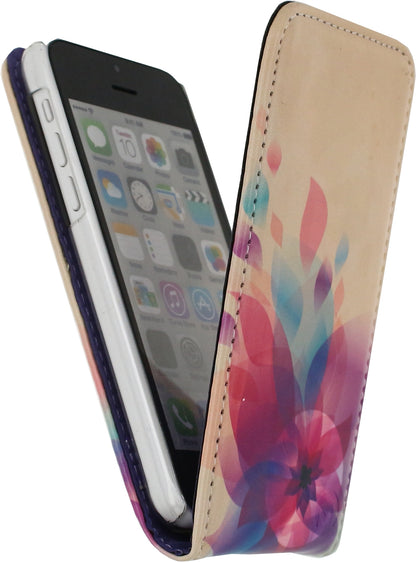 Mobilize Premium Magnet Flip Case Apple Iphone 5C Fire Flower