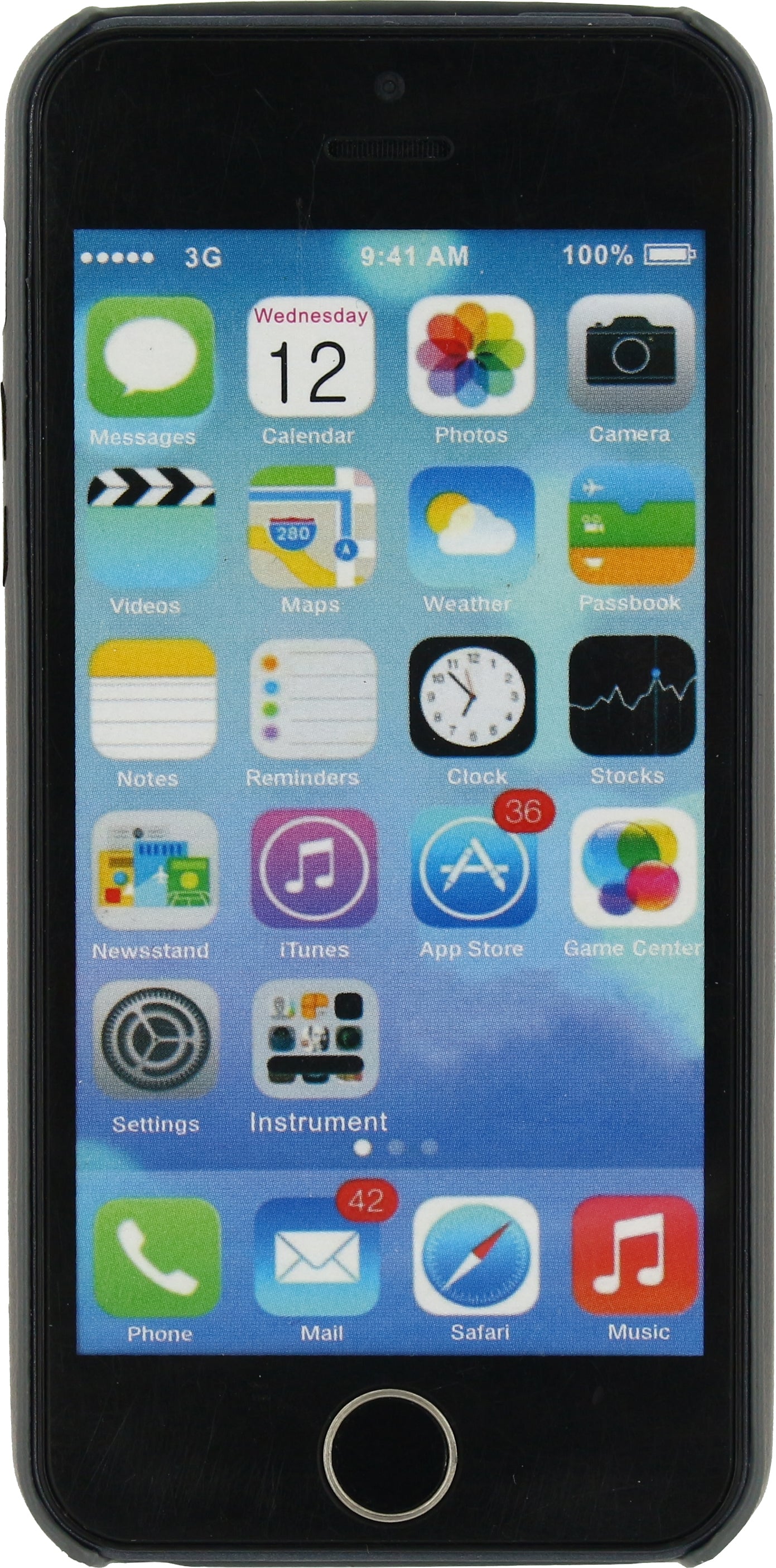 Mobilize Slim Leather Case Apple Iphone 5/5S/Se Grey
