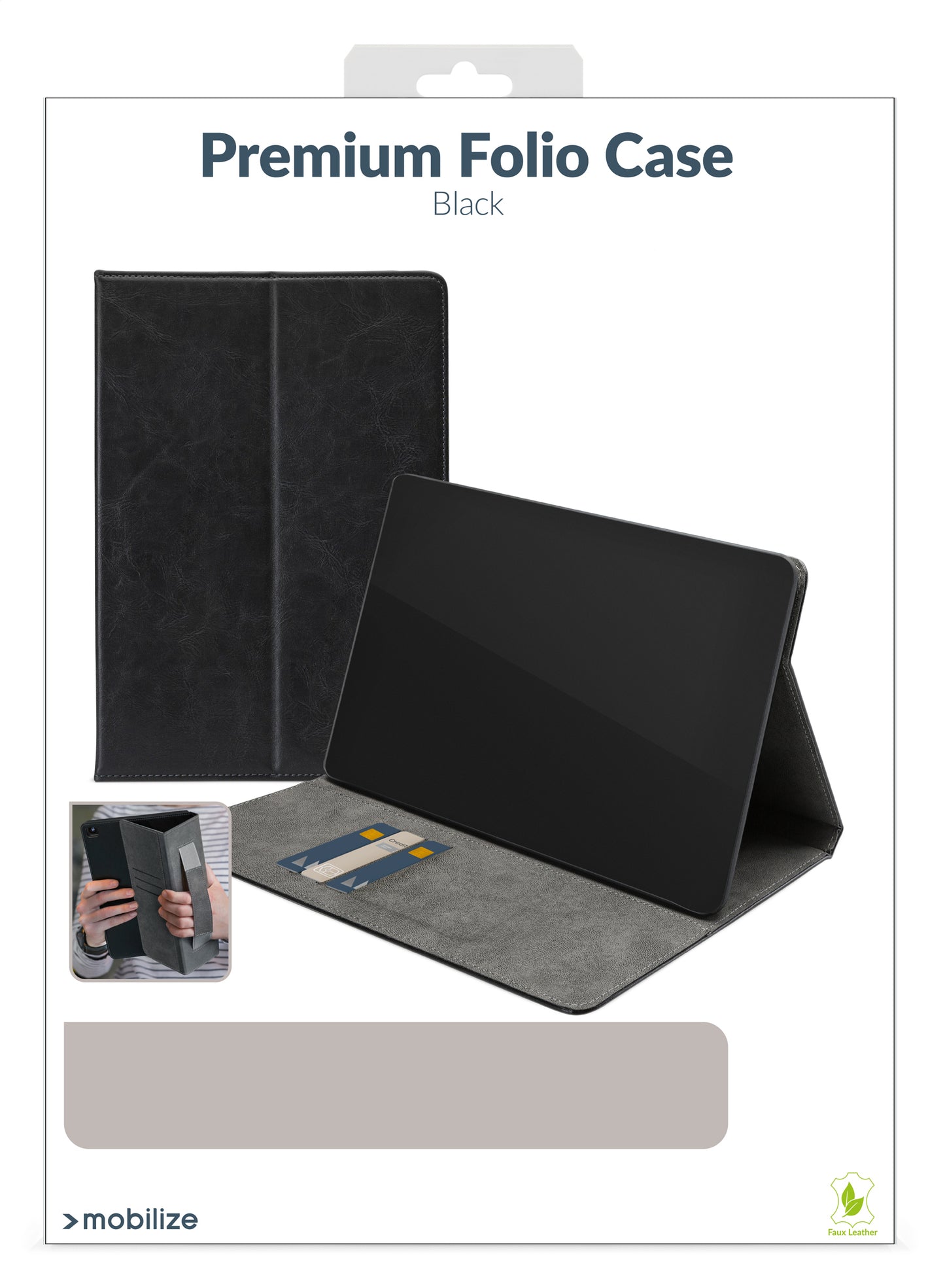Mobilize Premium Folio Case Apple Ipad Air Black