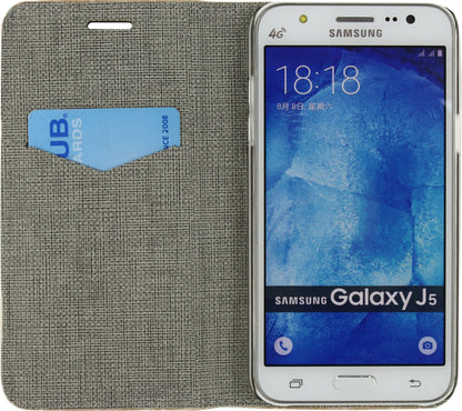 Mobilize Premium Book Case Samsung Galaxy J5 Alligator Peanut Brown