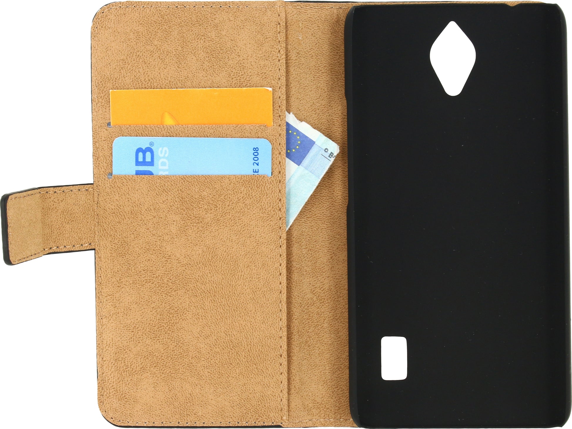 Mobilize Classic Wallet Book Case Huawei Y635 Black