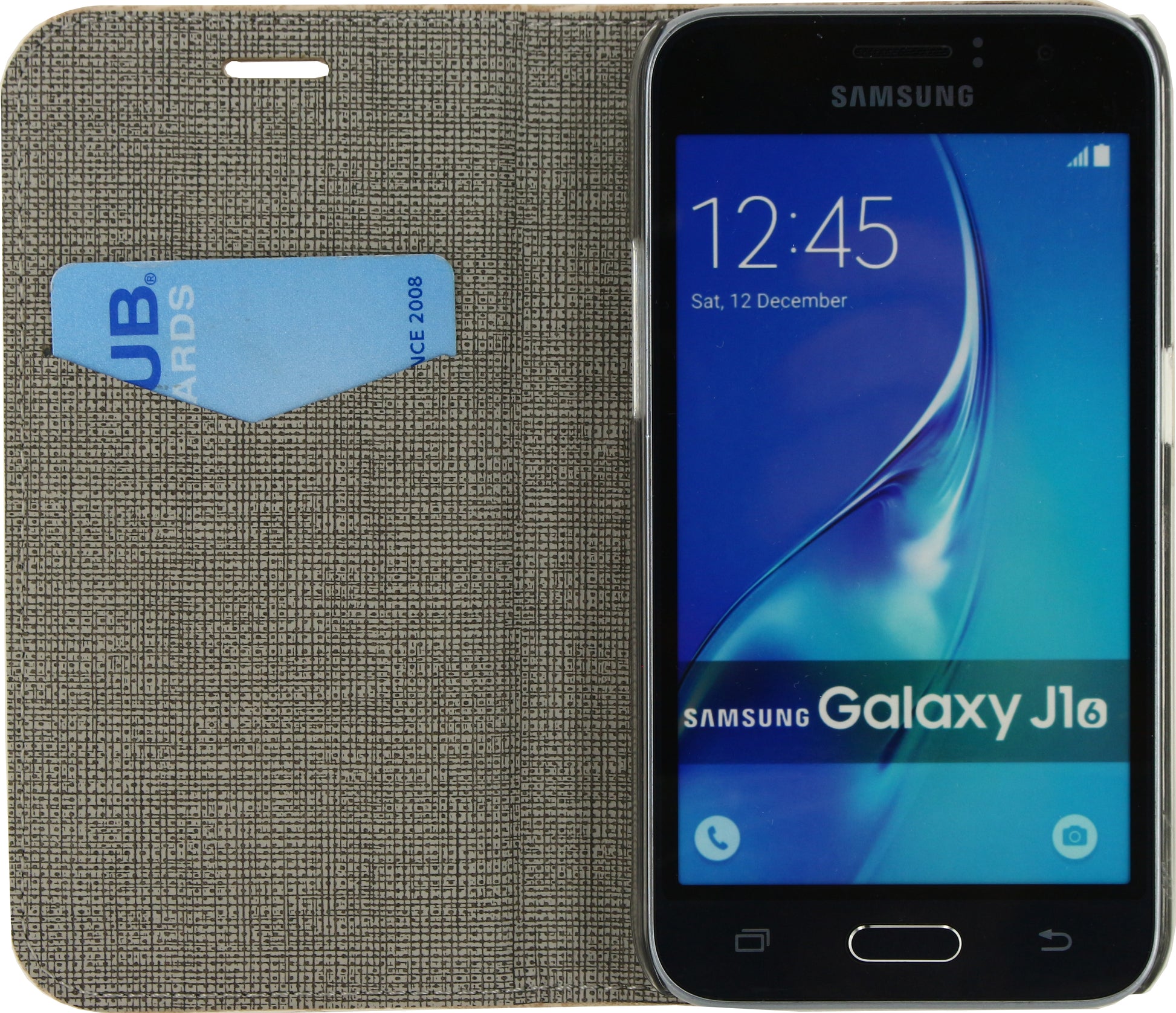 Mobilize Premium Book Case Samsung Galaxy J1 2016 Alligator Peanut Brown
