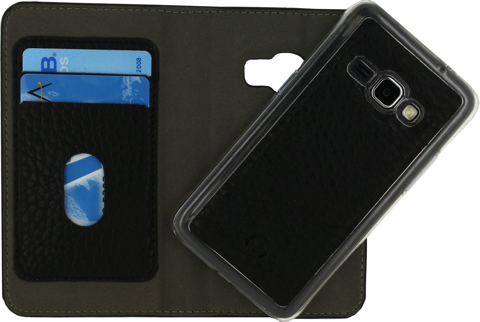 Mobilize Detachable Wallet Book Case Samsung Galaxy J1 2016 Black