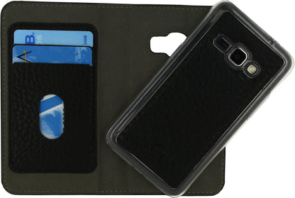 Mobilize Detachable Wallet Book Case Samsung Galaxy J1 2016 Black