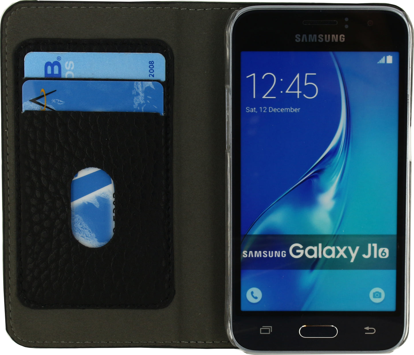 Mobilize Detachable Wallet Book Case Samsung Galaxy J1 2016 Black