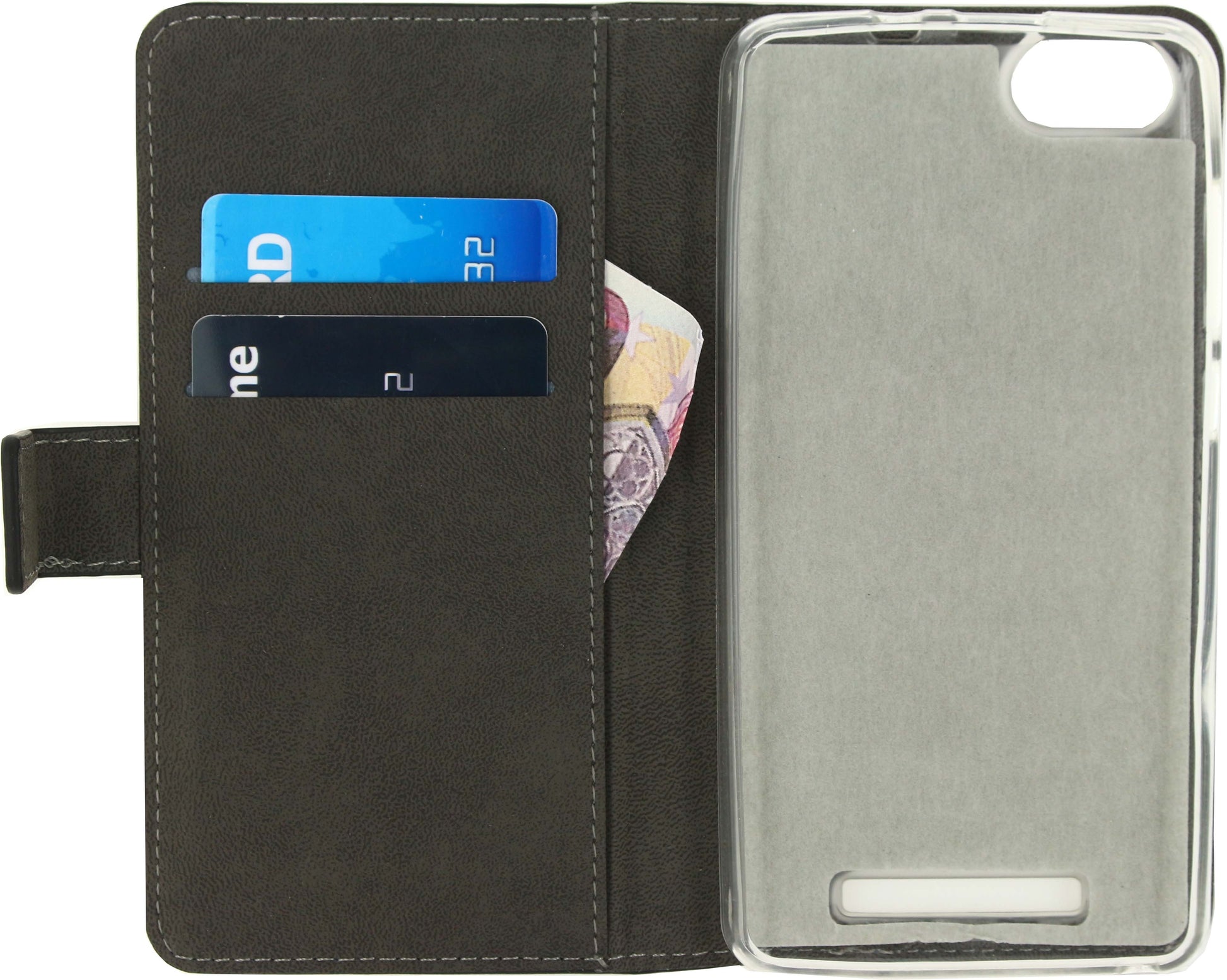 Mobilize Classic Gelly Wallet Book Case Wiko Lenny3 Black