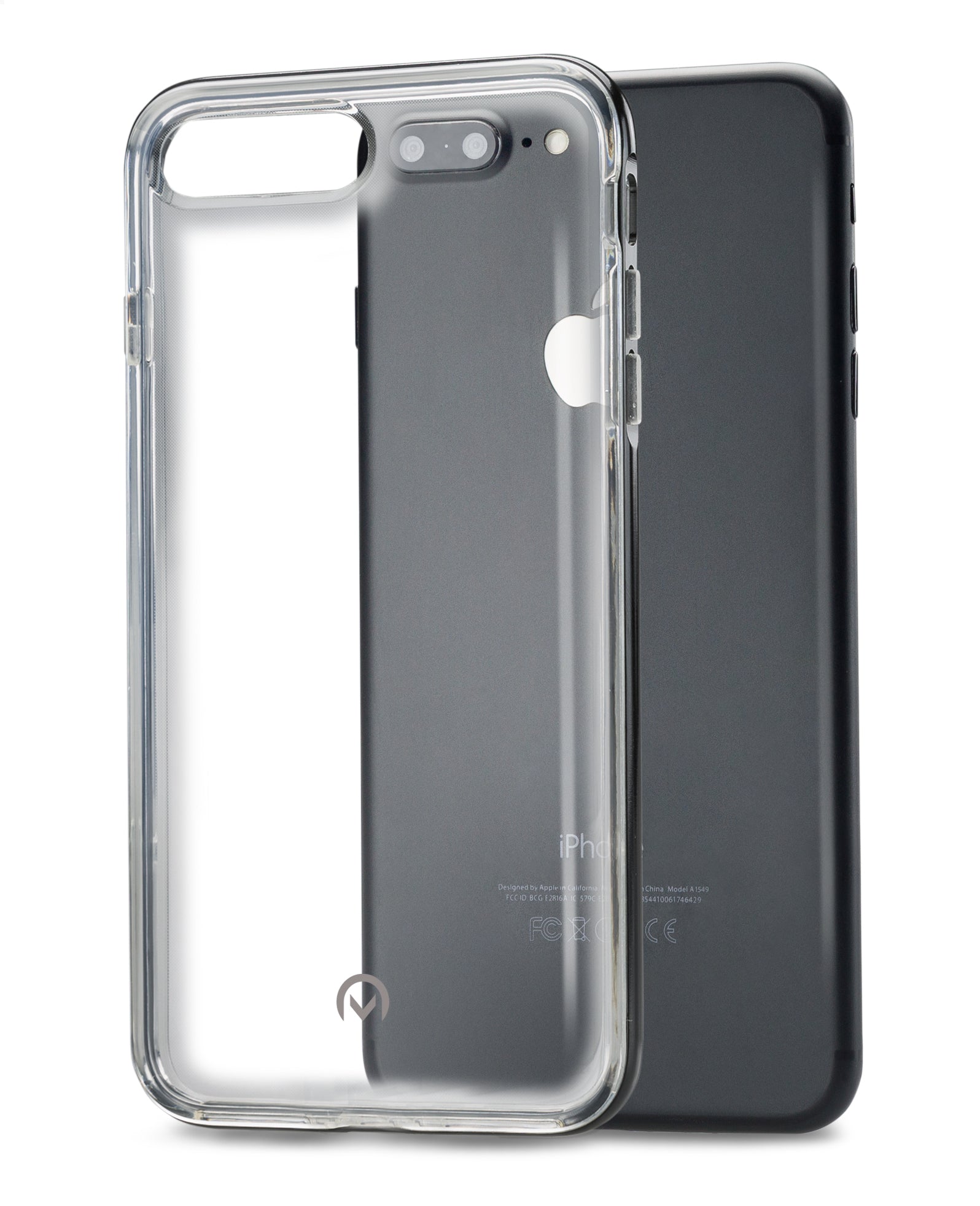 Mobilize Gelly+ Case Apple Iphone 7 Plus/8 Plus Clear/Jet Black