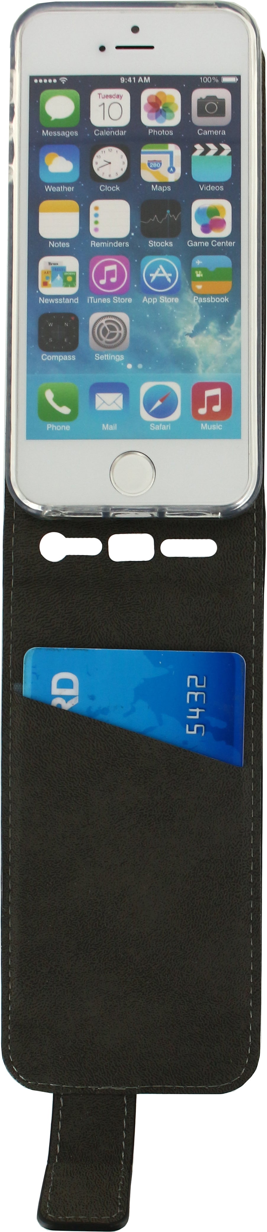Mobilize Classic Gelly Flip Case Apple Iphone 5/5S/Se Black