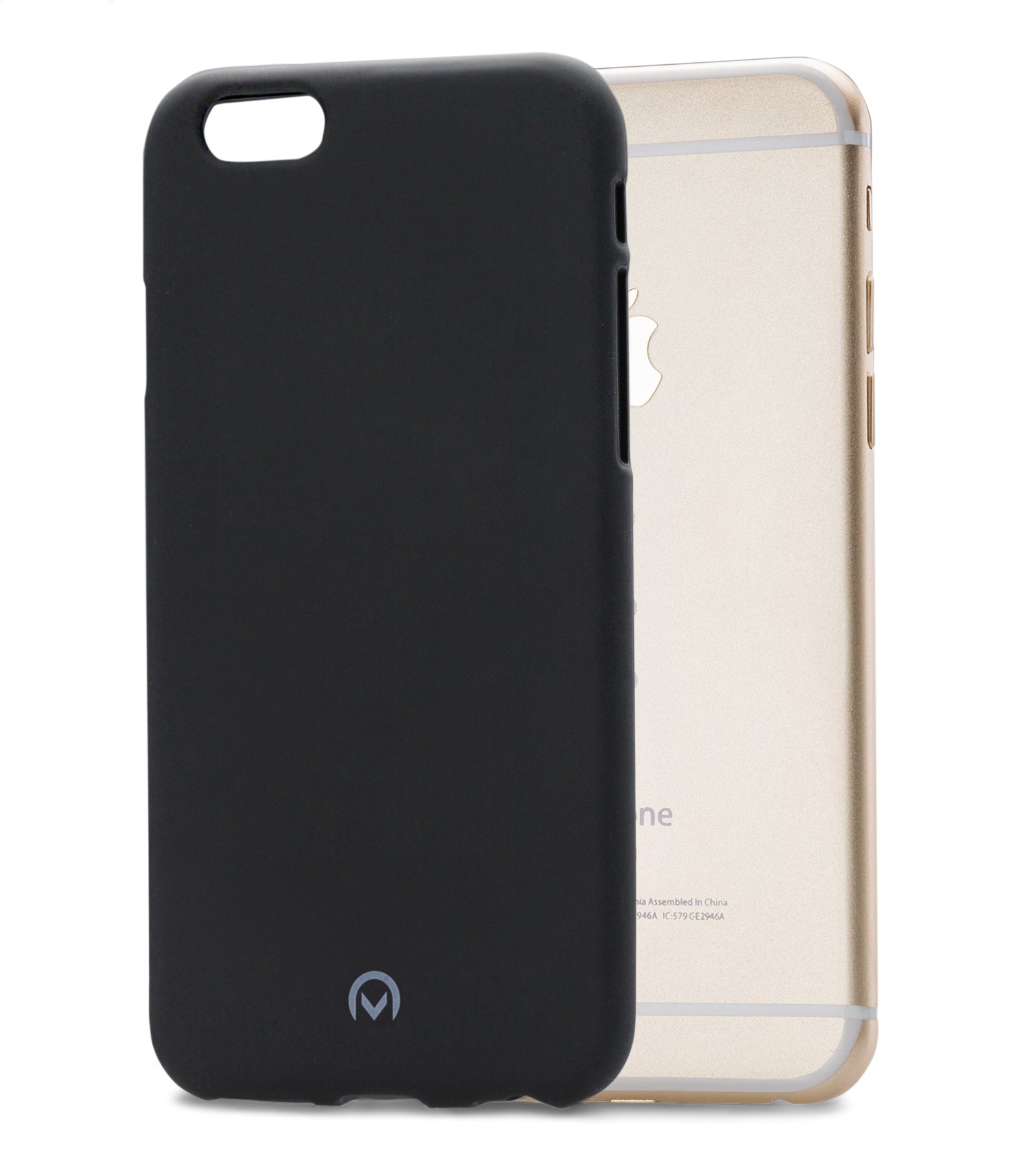 Mobilize Rubber Gelly Case Apple Iphone 6/6S Matt Black
