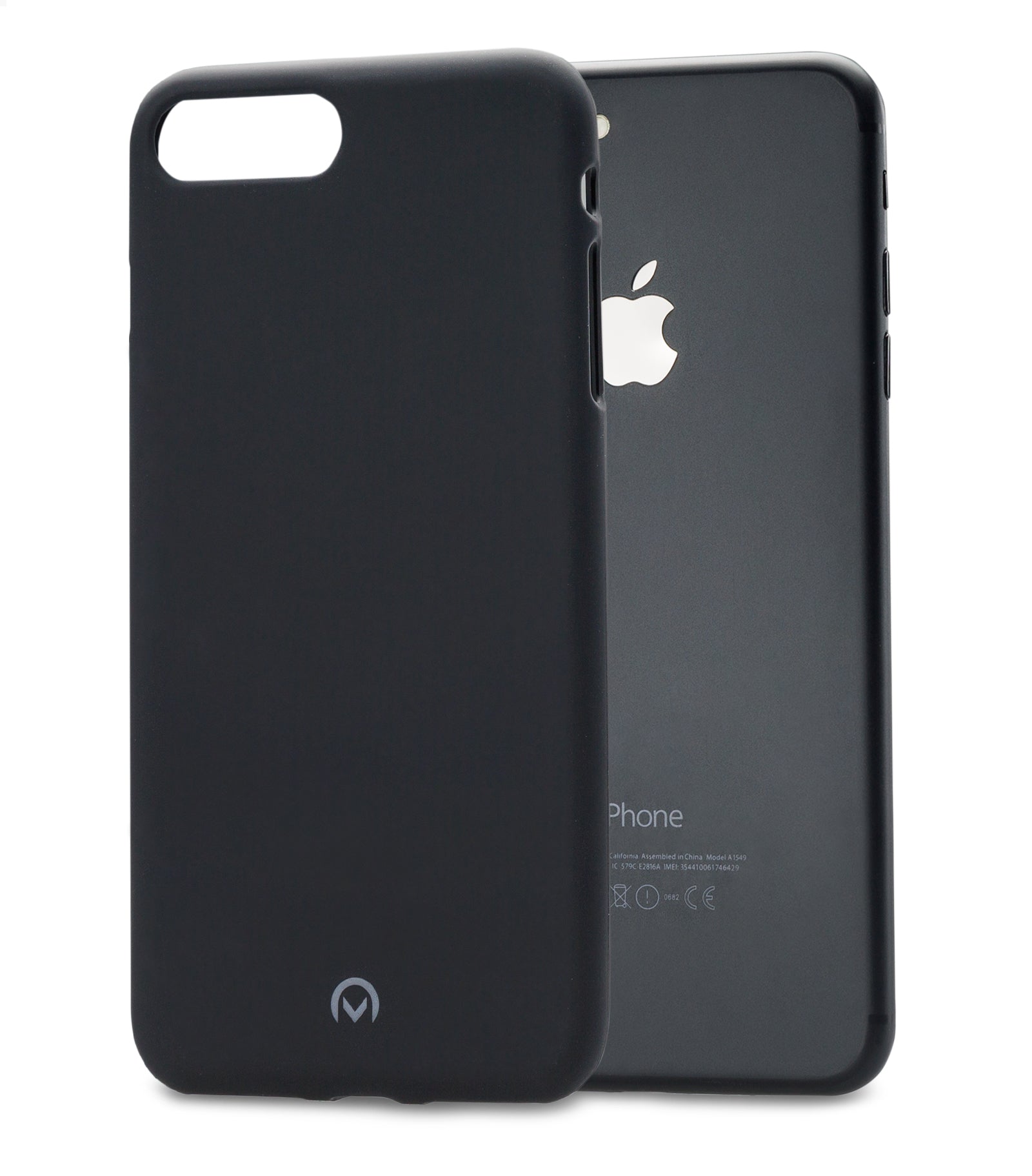 Mobilize Rubber Gelly Case Apple Iphone 7 Plus/8 Plus Matt Black