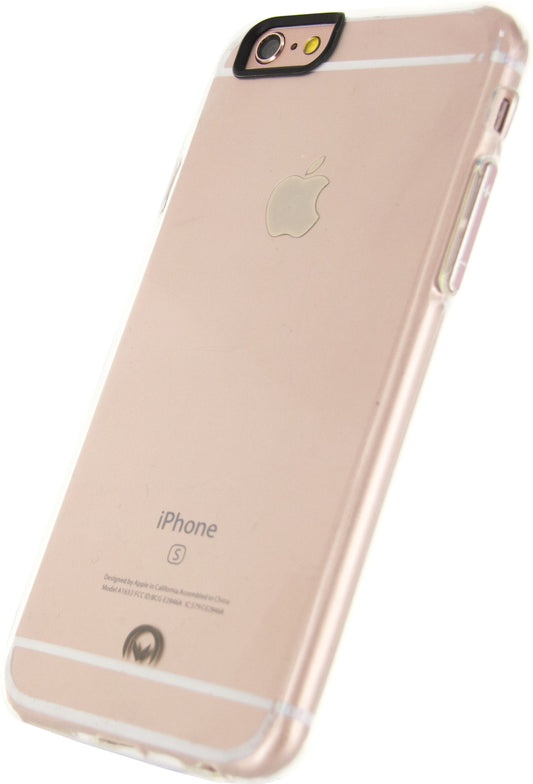 Mobilize Deluxe Gelly Case Apple Iphone 6/6S Clear Rose Gold Button