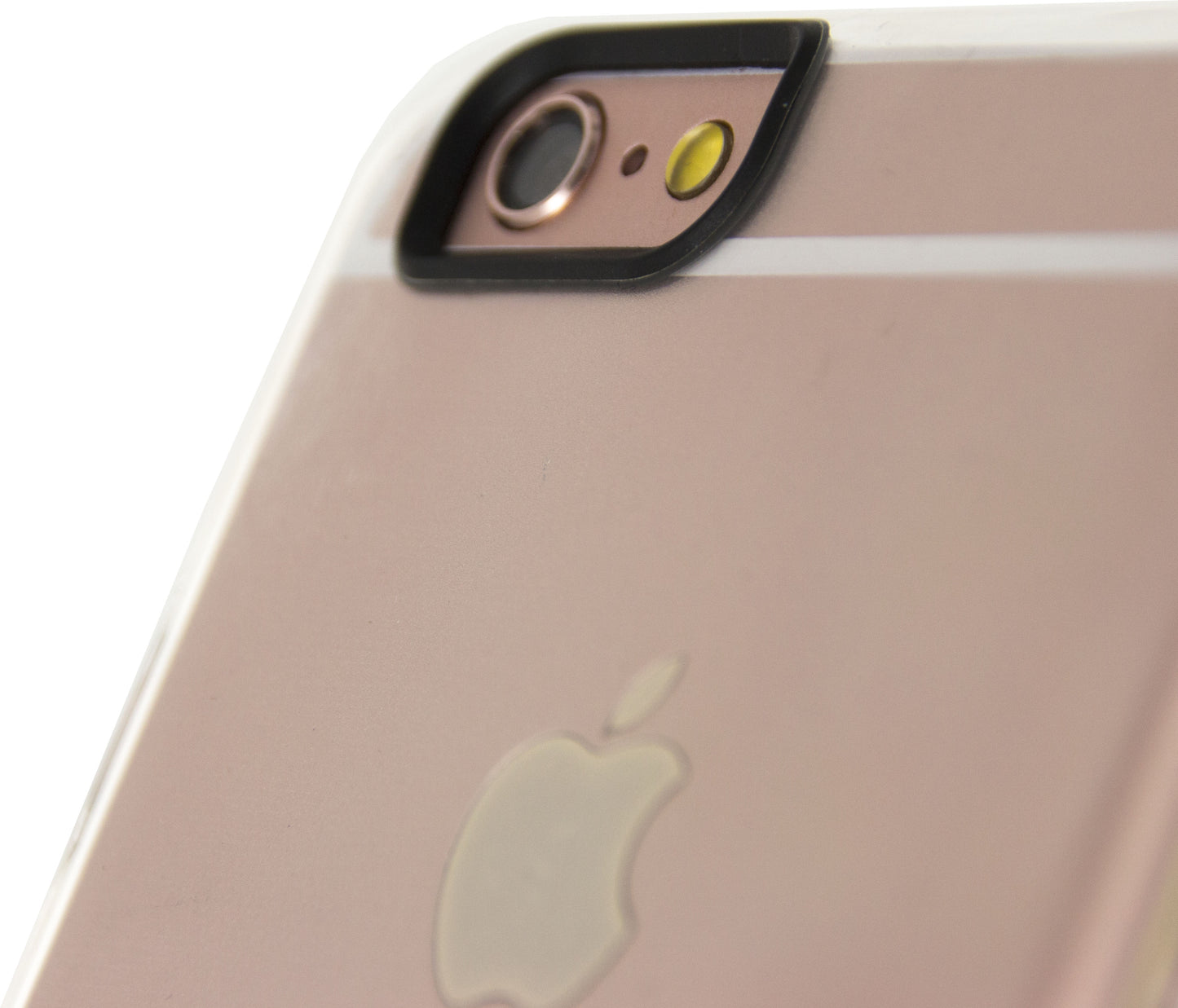 Mobilize Deluxe Gelly Case Apple Iphone 6/6S Clear Rose Gold Button