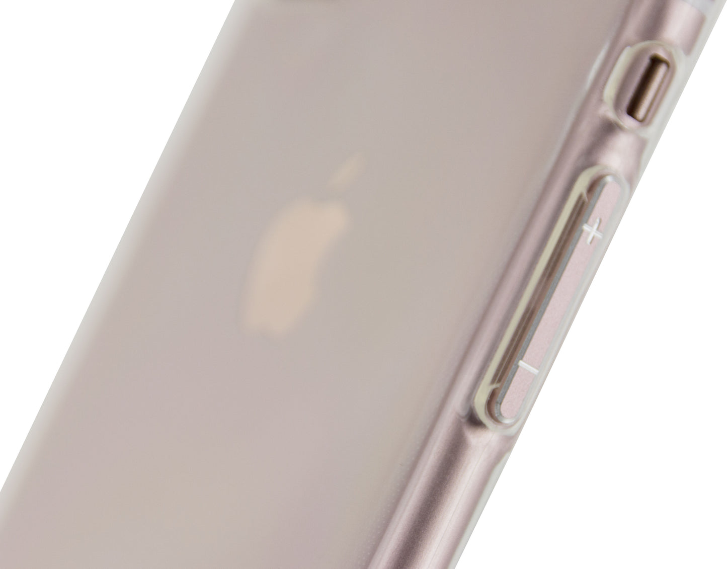 Mobilize Deluxe Gelly Case Apple Iphone 6/6S Clear Rose Gold Button