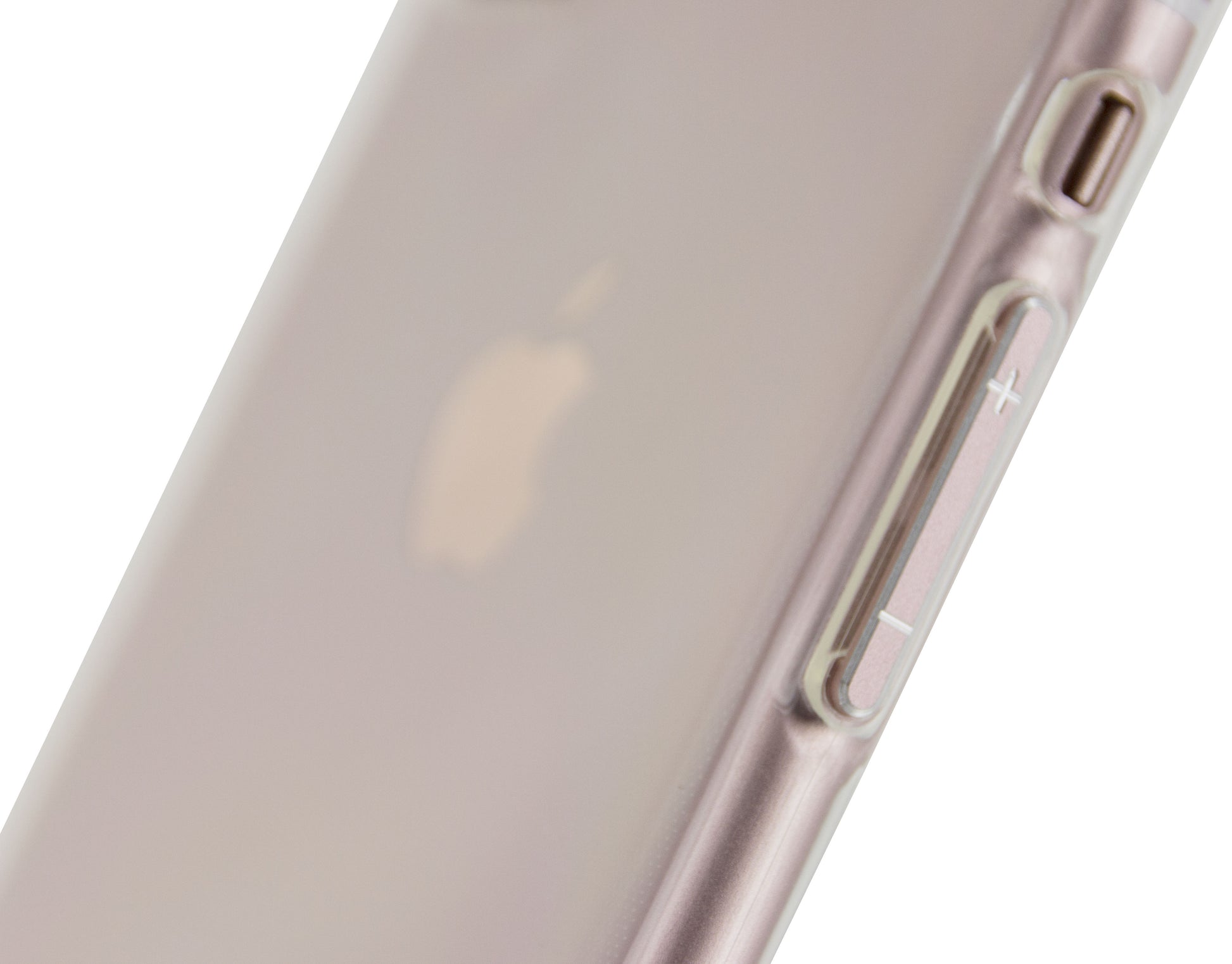 Mobilize Deluxe Gelly Case Apple Iphone 6/6S Clear Rose Gold Button