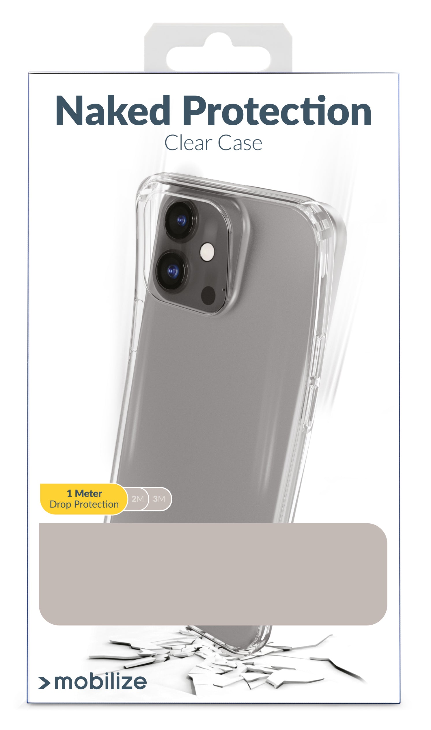 Mobilize Slim Naked Protection Case Apple Iphone 7/8/Se (2020/2022) Grey/Transparant