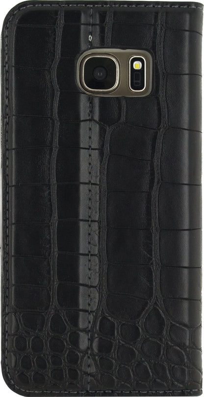 Mobilize Premium Gelly Book Case Samsung Galaxy S7 Alligator Midnight Black