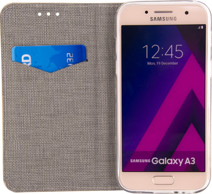 Mobilize Premium Gelly Book Case Samsung Galaxy A3 2017 Alligator Peanut Brown