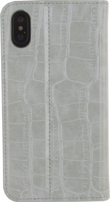 Mobilize Premium Gelly Book Case Apple Iphone X/Xs Alligator Mystic Blue