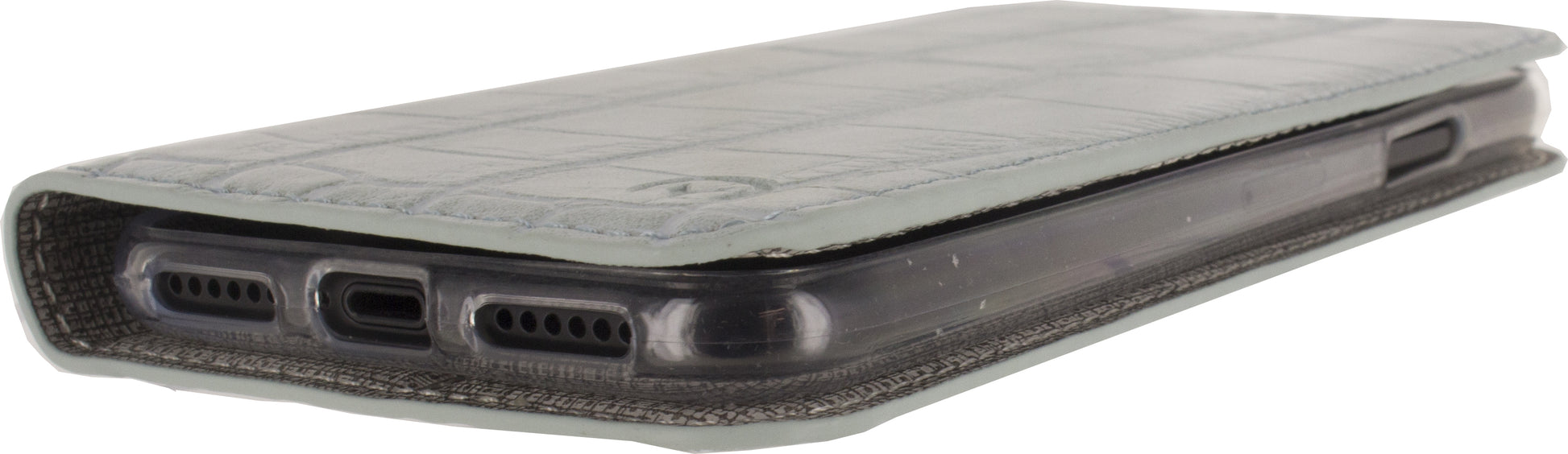 Mobilize Premium Gelly Book Case Apple Iphone X/Xs Alligator Mystic Blue