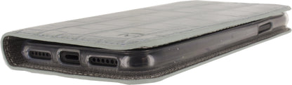 Mobilize Premium Gelly Book Case Apple Iphone X/Xs Alligator Mystic Blue