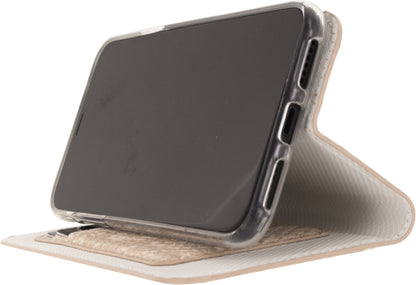 Mobilize Special Premium Gelly Book Case Apple Iphone X/Xs Snake Light Peach