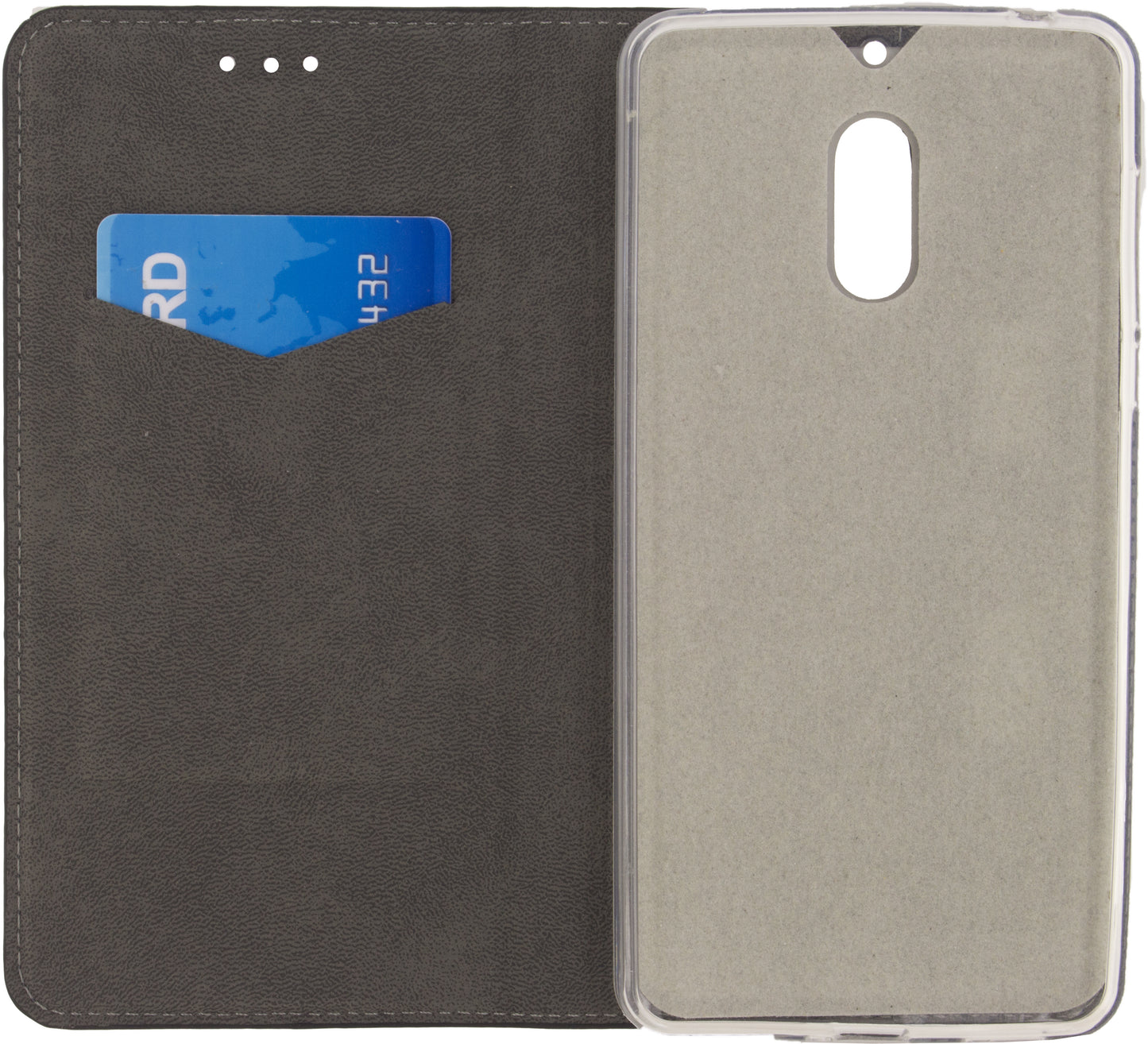 Mobilize Premium Gelly Book Case Nokia 6/6 Arte Black Special Edition Black