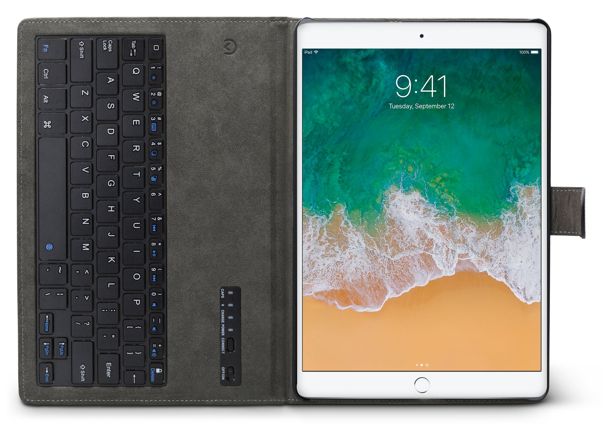 Mobilize Premium Bluetooth Keyboard Case Apple Ipad Air/Air 2/Pro 9.7/9.7 2017/2018 Black Qwerty