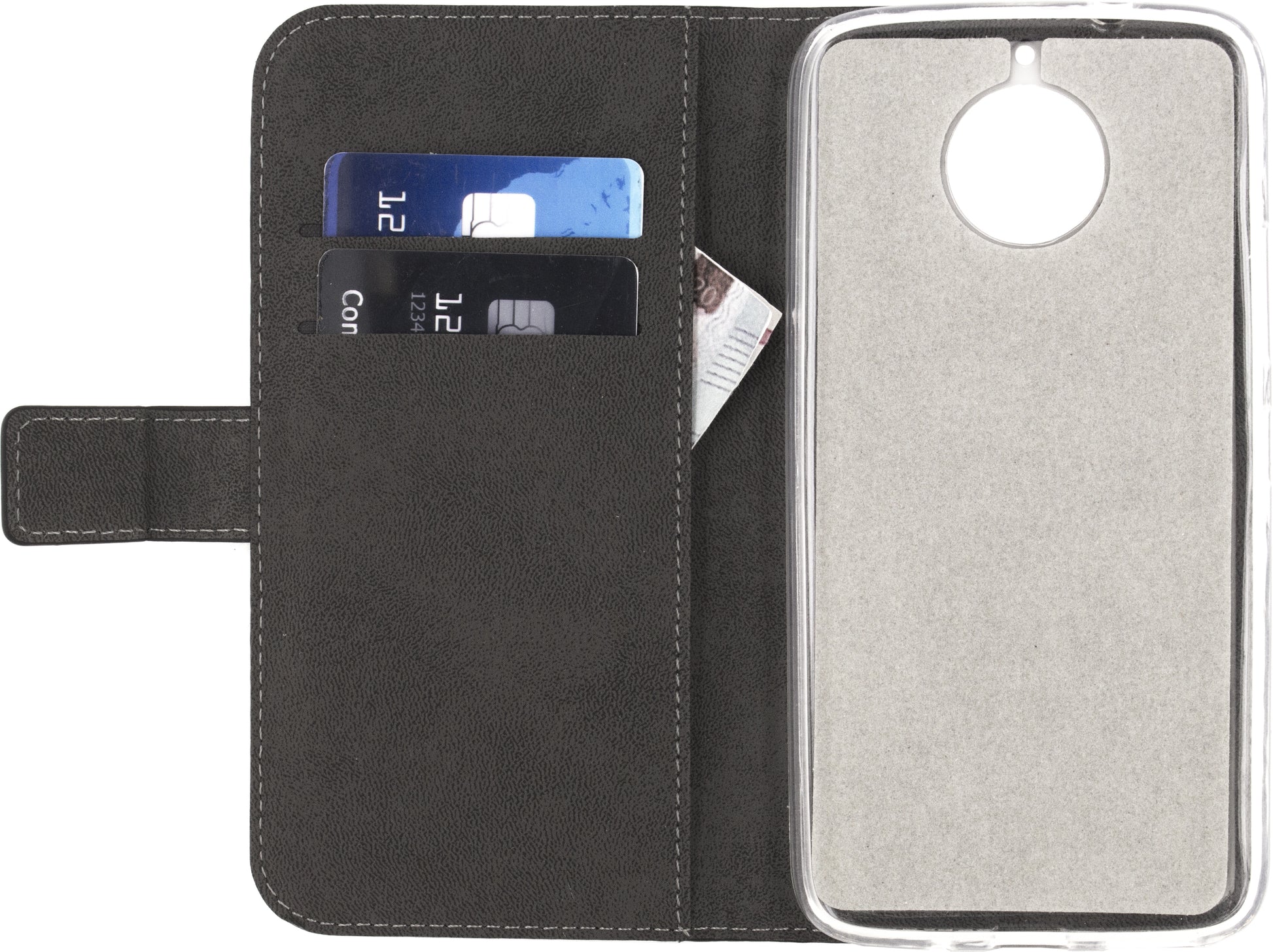 Mobilize Classic Gelly Wallet Book Case Motorola Moto G5S Plus Black