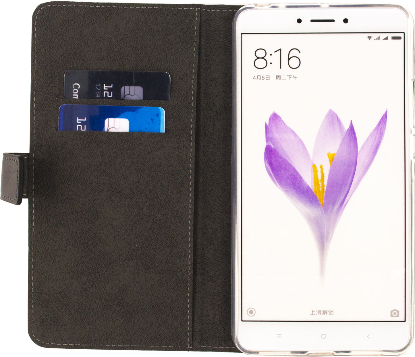 Mobilize Classic Gelly Wallet Book Case Xiaomi Mi Max 2 Black