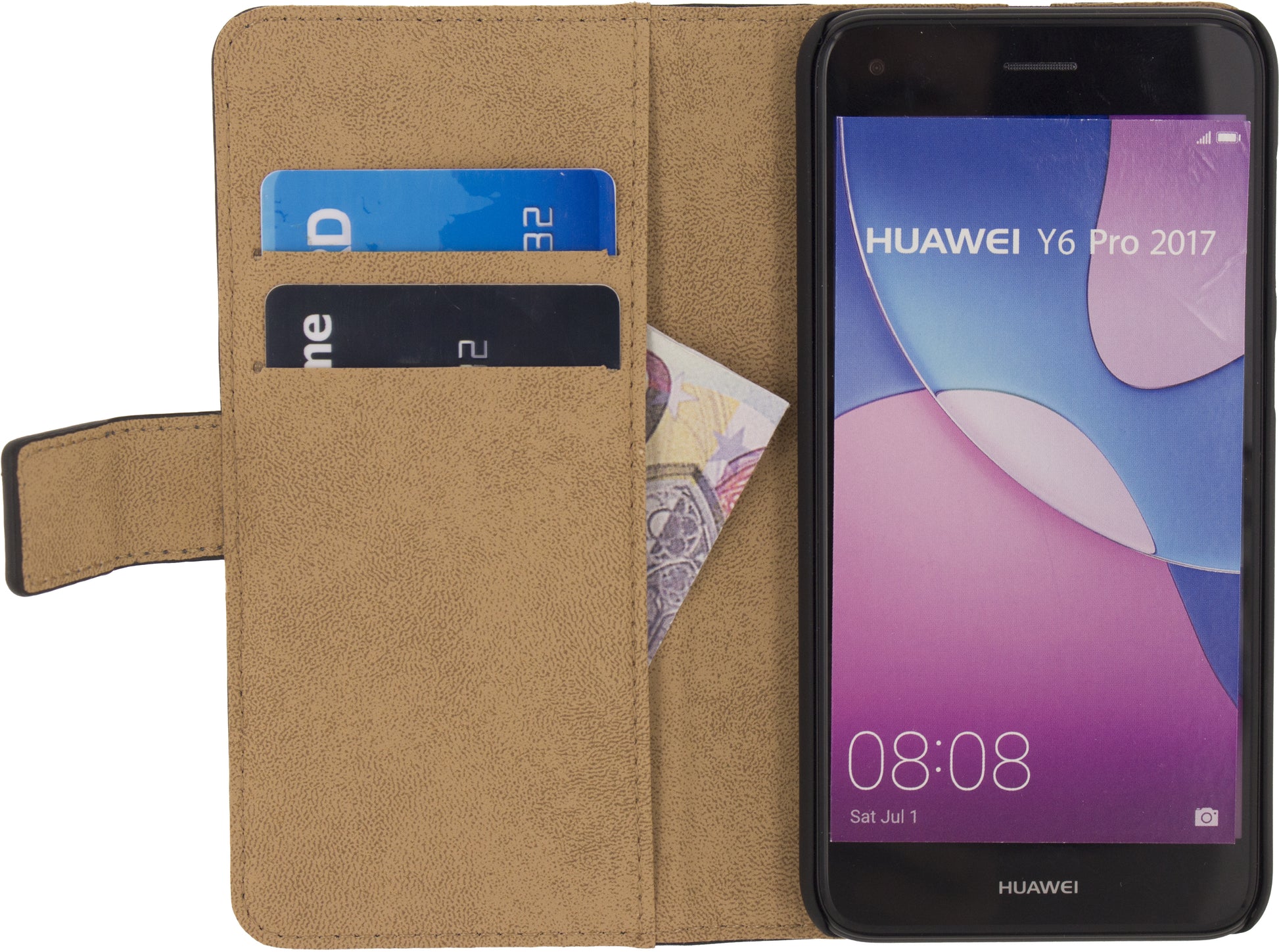 Mobilize Classic Wallet Book Case Huawei Y6 Pro 2017 Black