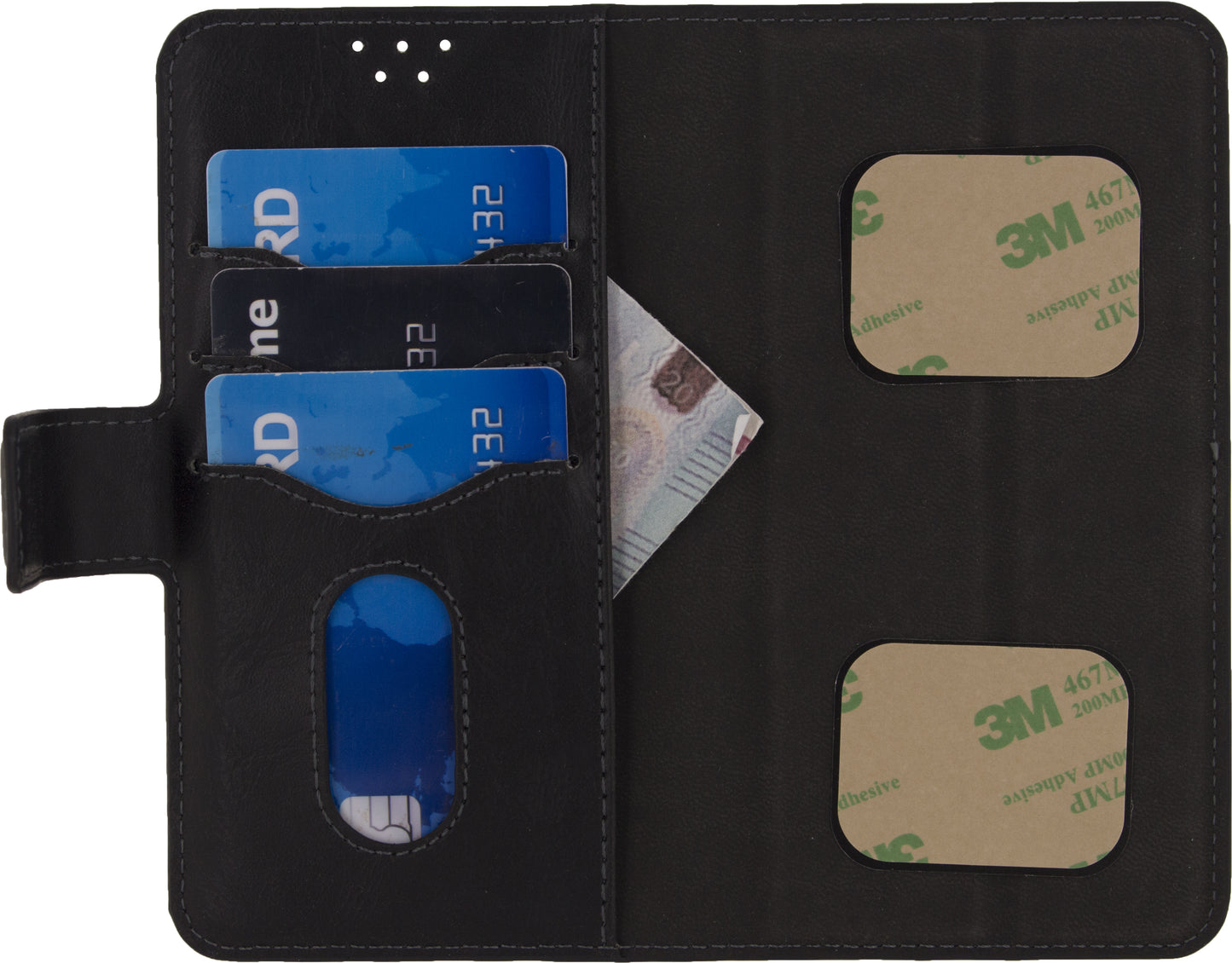 Mobilize Premium 2In1 Wallet Case Universal Small Black