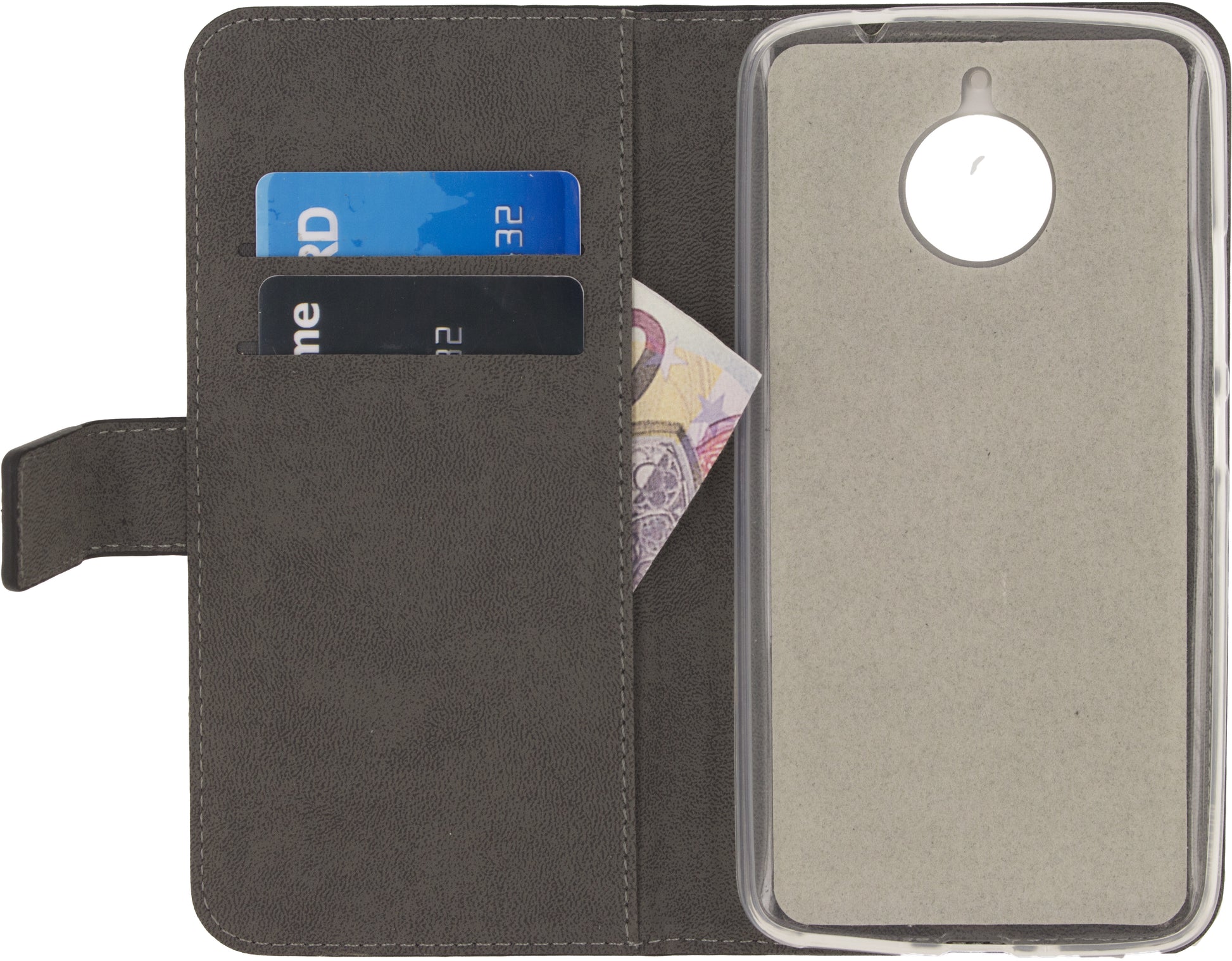 Mobilize Classic Gelly Wallet Book Case Motorola Moto E4 Plus Black