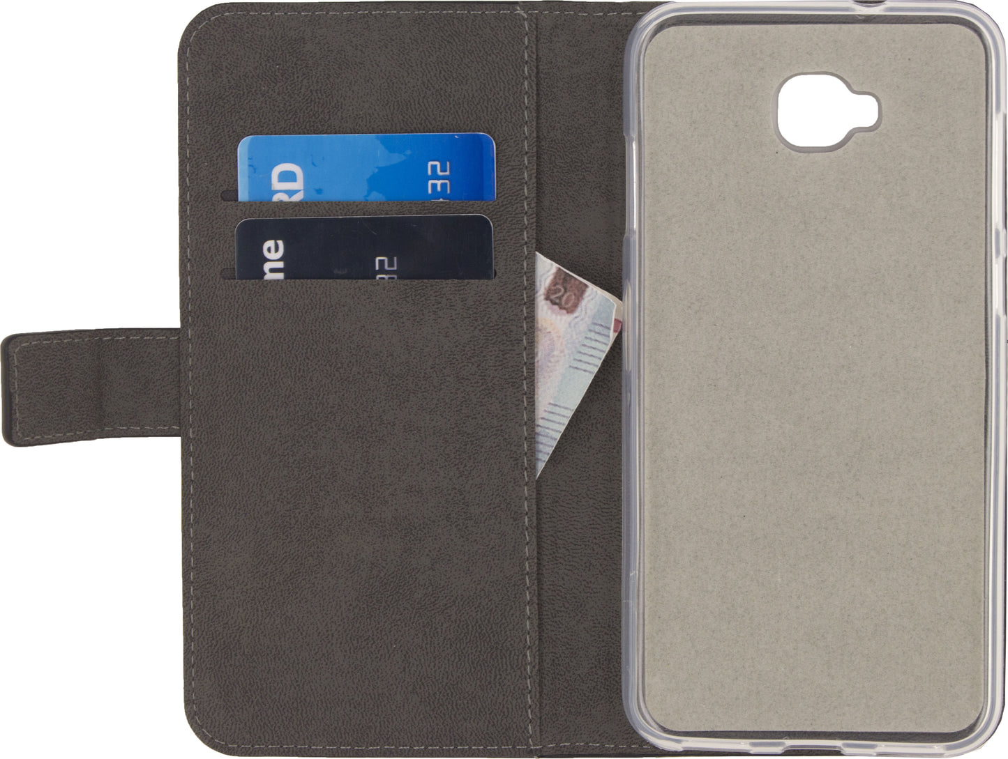 Mobilize Classic Gelly Wallet Book Case Asus Zenfone 4 Selfie (Zd553Kl) Black