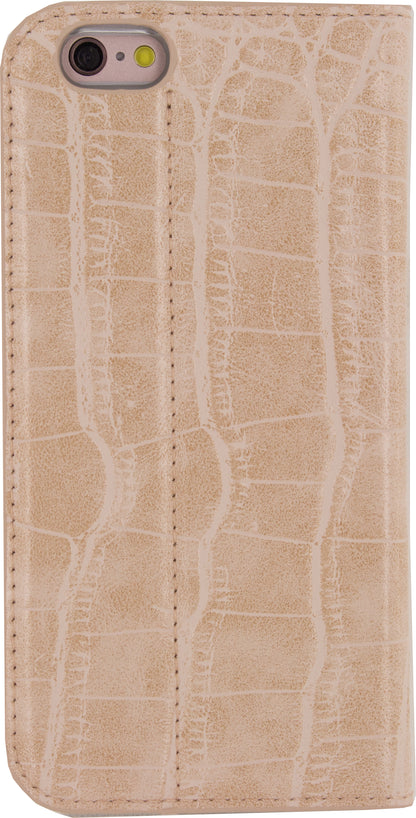 Mobilize Premium Gelly Book Case Apple Iphone 6/6S Alligator Coral Pink
