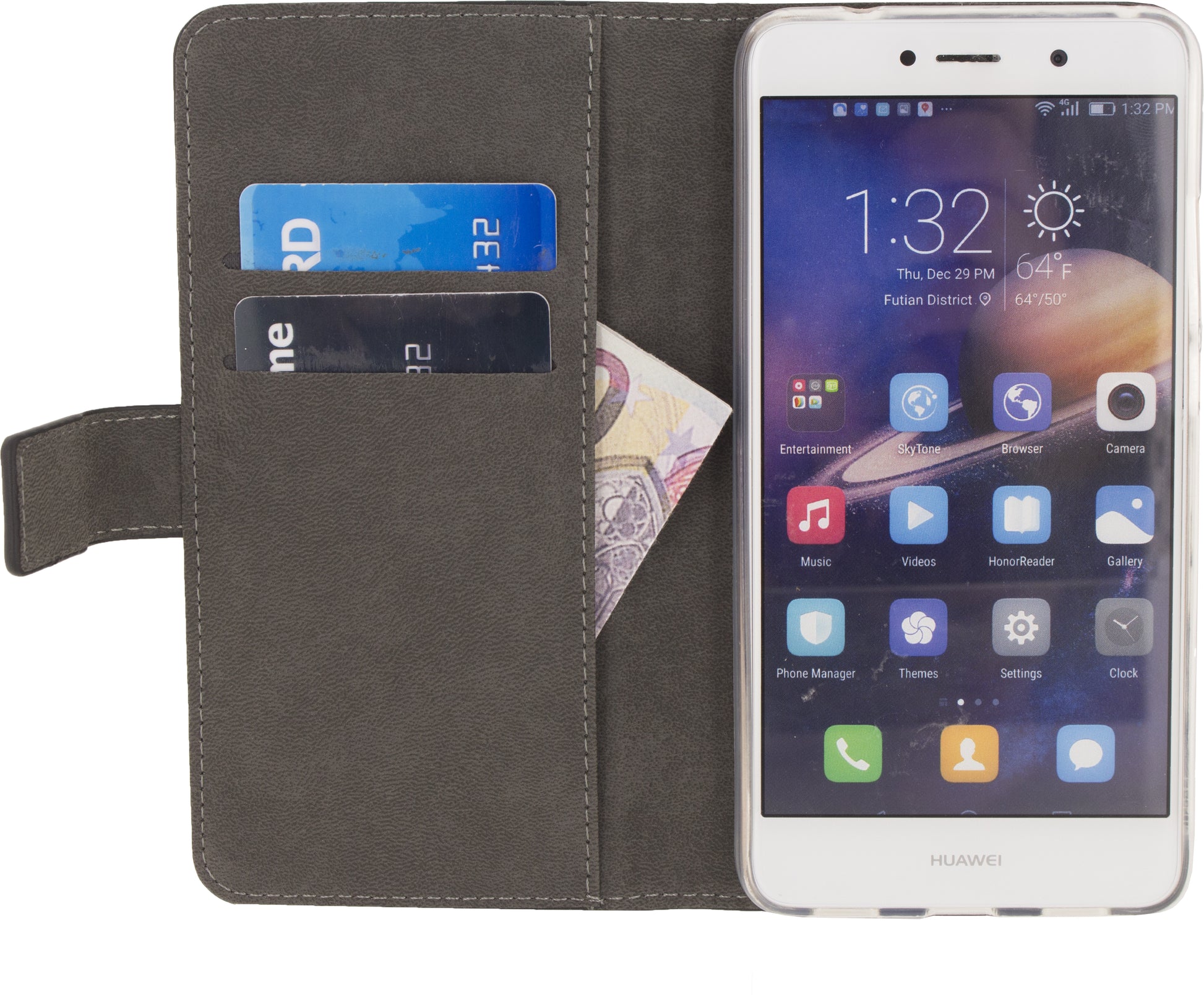 Mobilize Classic Gelly Wallet Book Case Huawei Y7 Prime Black