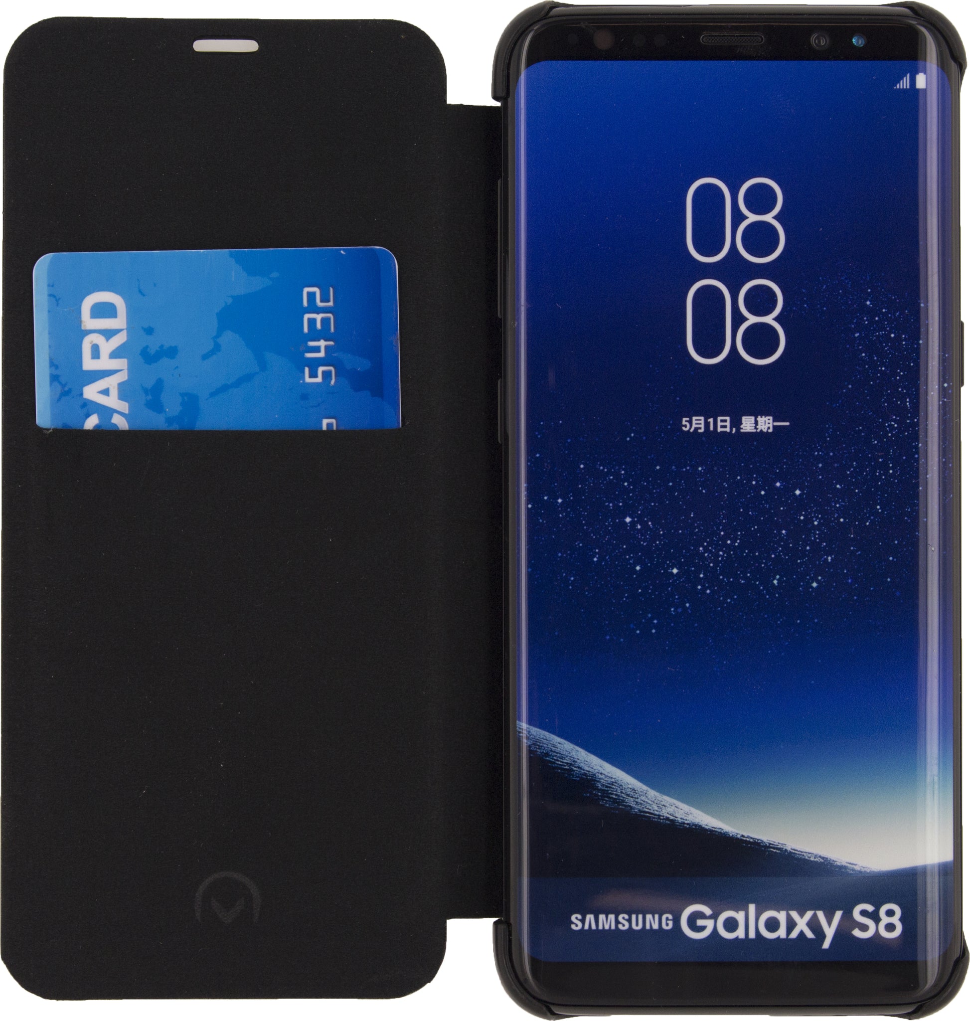 Mobilize Elegant Book Case Samsung Galaxy S8 Black