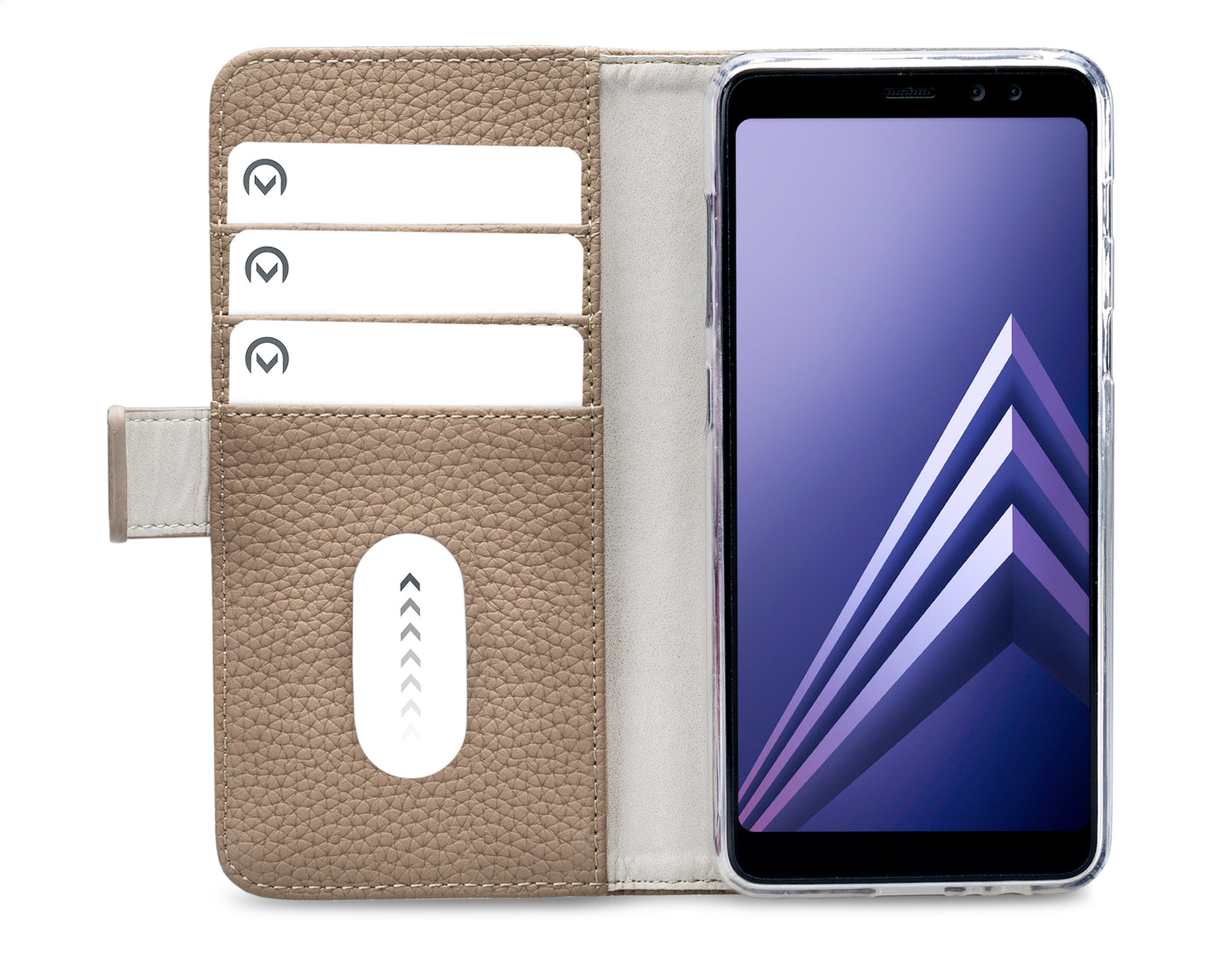 Mobilize Elite Gelly Wallet Book Case Samsung Galaxy A8 2018 Taupe