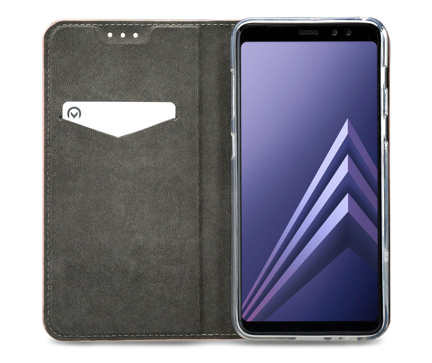 Mobilize Premium Gelly Book Case Samsung Galaxy A8 2018 Soft Pink