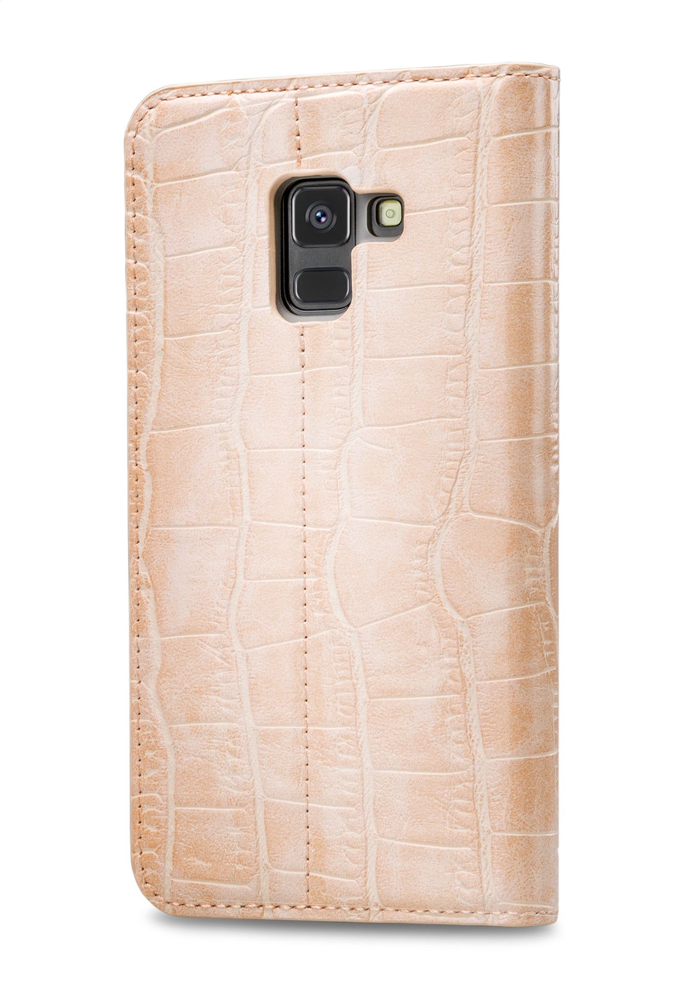 Mobilize Premium Gelly Book Case Samsung Galaxy A8 2018 Alligator Coral Pink