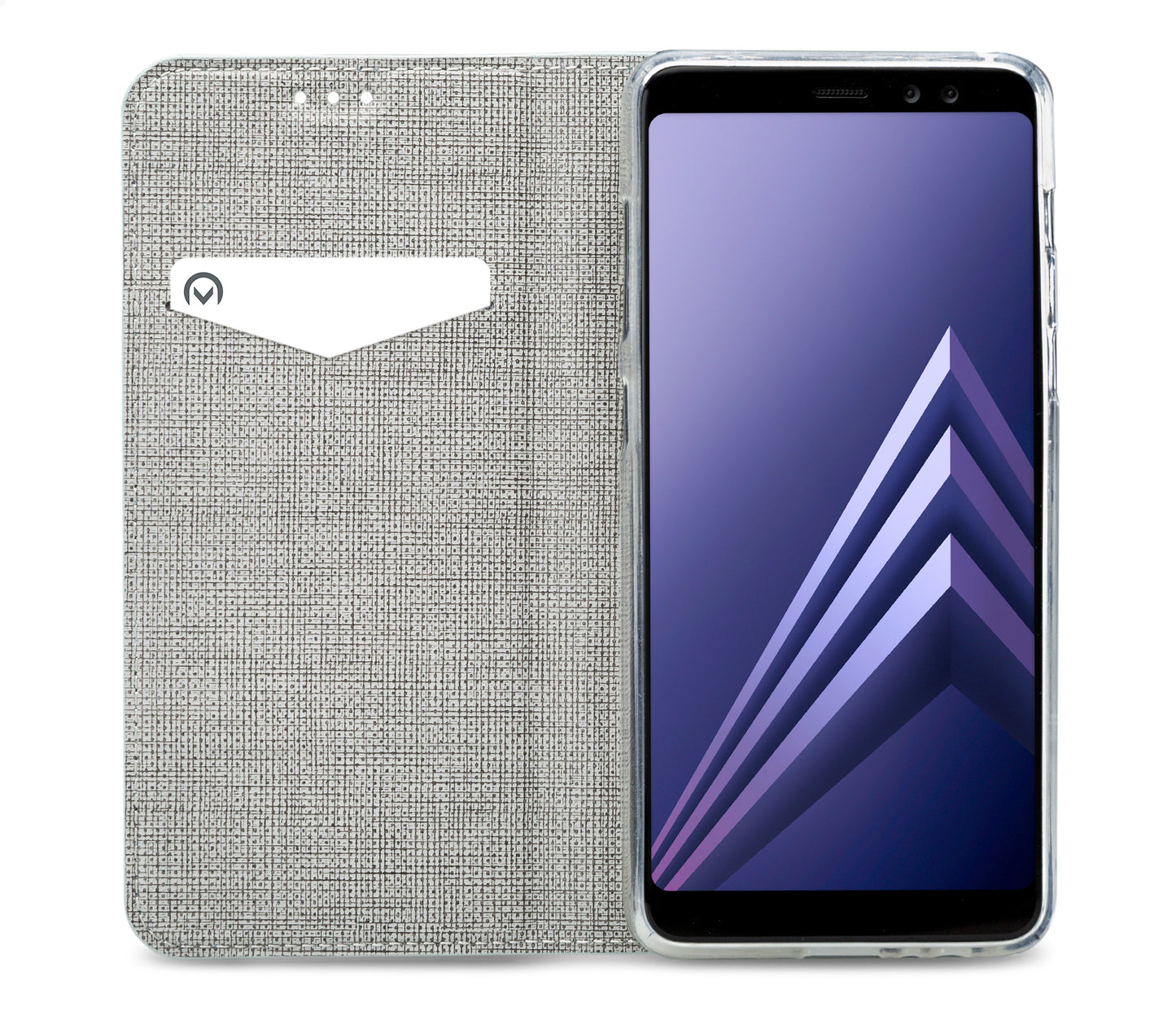 Mobilize Premium Gelly Book Case Samsung Galaxy A8 2018 Alligator Mystic Blue