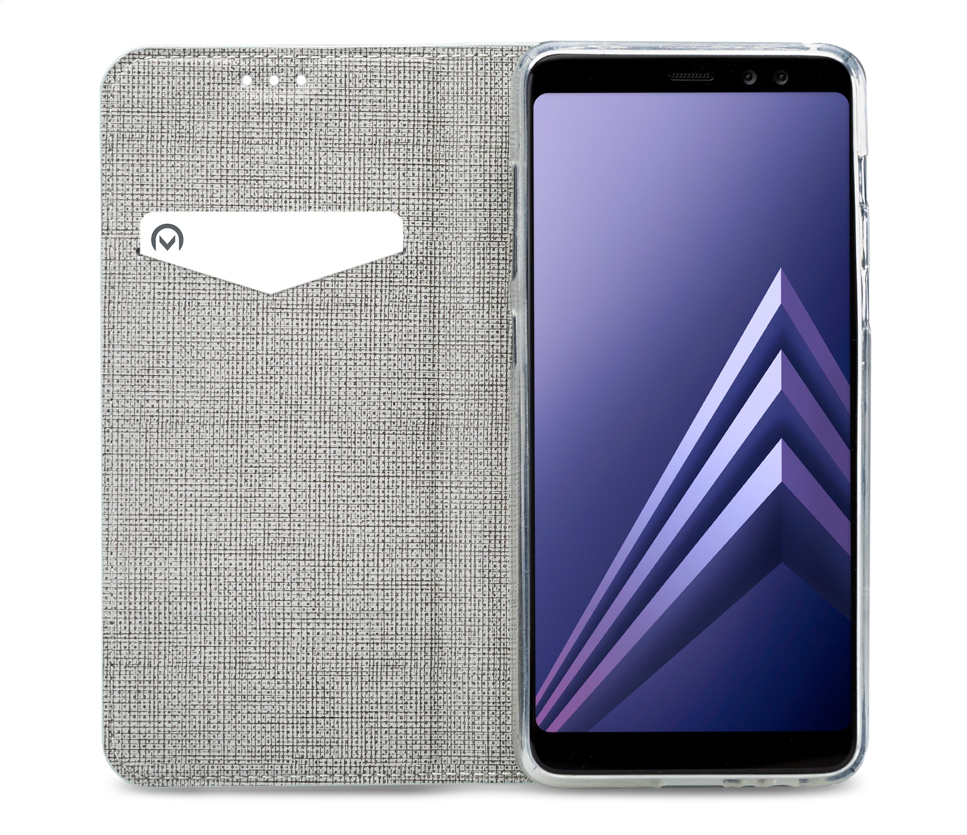 Mobilize Premium Gelly Book Case Samsung Galaxy A8 2018 Alligator Mystic Blue