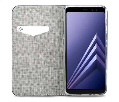 Mobilize Premium Gelly Book Case Samsung Galaxy A8 2018 Alligator Indigo Blue